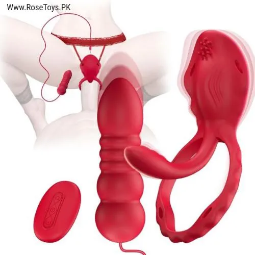 Vibrating Panties Thrusting Butt Plug