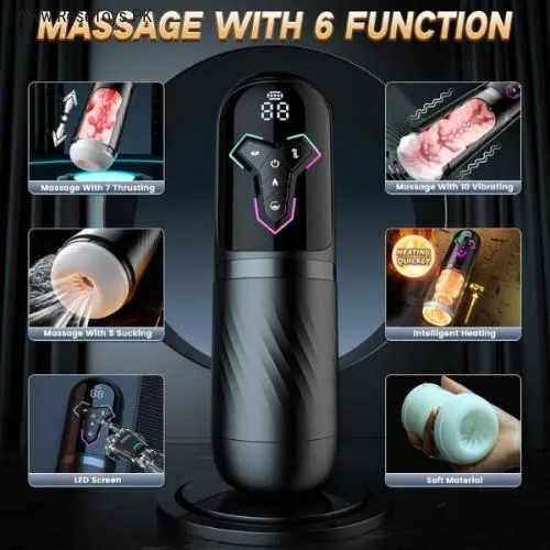 Heating Male Masturbator Penis Pump