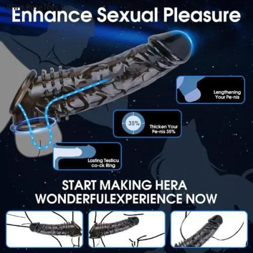 Reusable Penis Sleeve Cock Ring