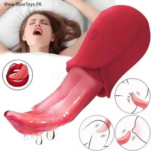 Rose Sex Toy Realistic Tongue
