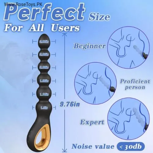 Vibrating Anal Beads Butt Plug