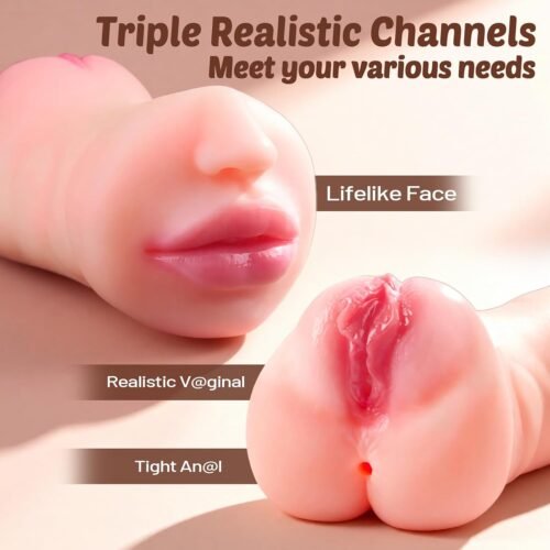 7.1in Realistic Pocket Pussy Male