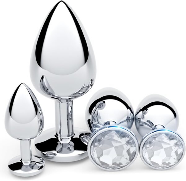 4 PCS Butt Plug Kit for Gradual Training