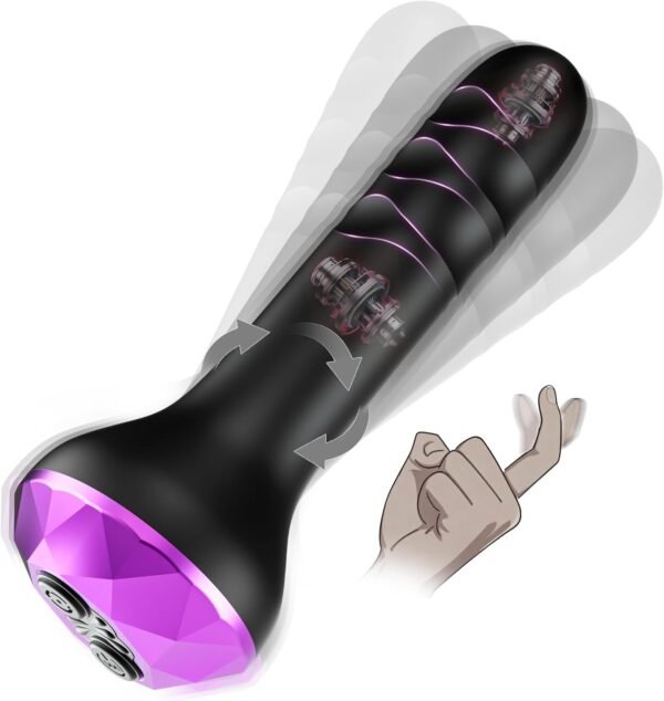 2 Motors Anal Dildo
