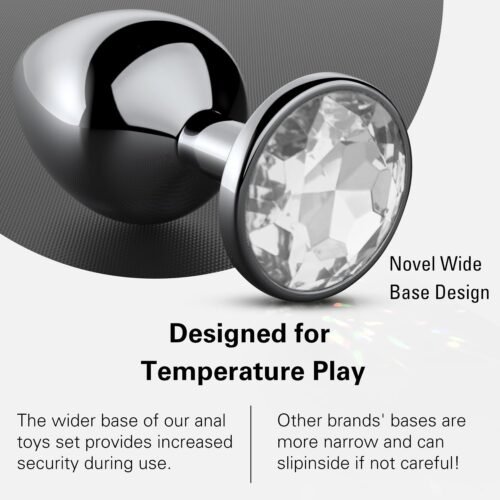 4 PCS Butt Plug Kit for Gradual Training