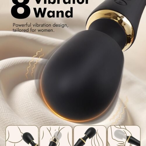 2-in-1 Dual-Ended Vibrator Wand