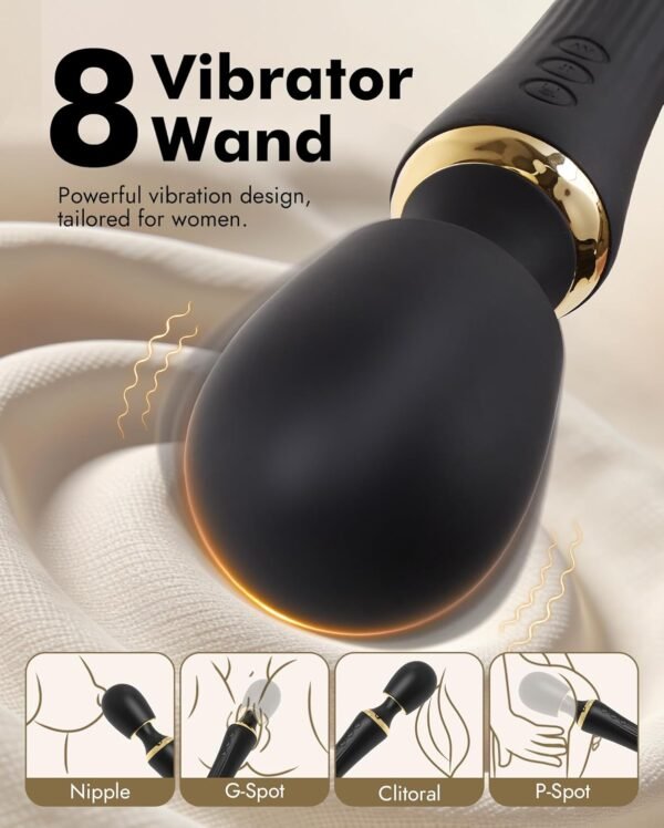 2-in-1 Dual-Ended Vibrator Wand