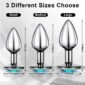 COWINOE 3 PCS Jewel Butt Plugs Sex Toy