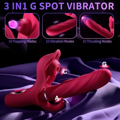 Rabbit Vibrator Thrusting Sucking Vibrator