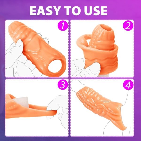 Monster Penis Sleeve with 3 Textures