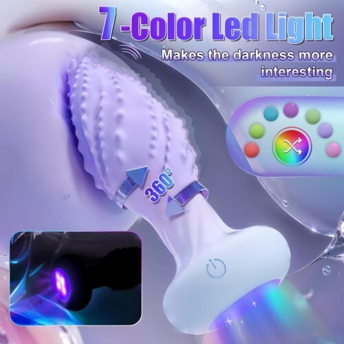 Anal Plug 360° Rotation Vibrating Butt Plug