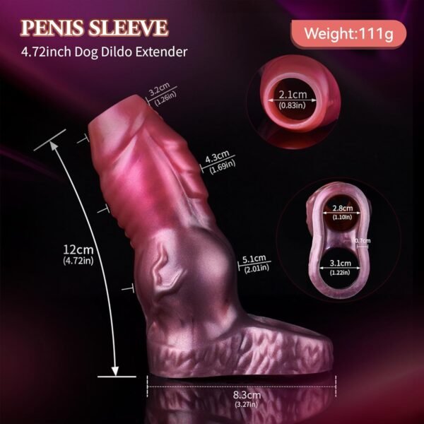 Penis Sleeve Middle Extend Knotted