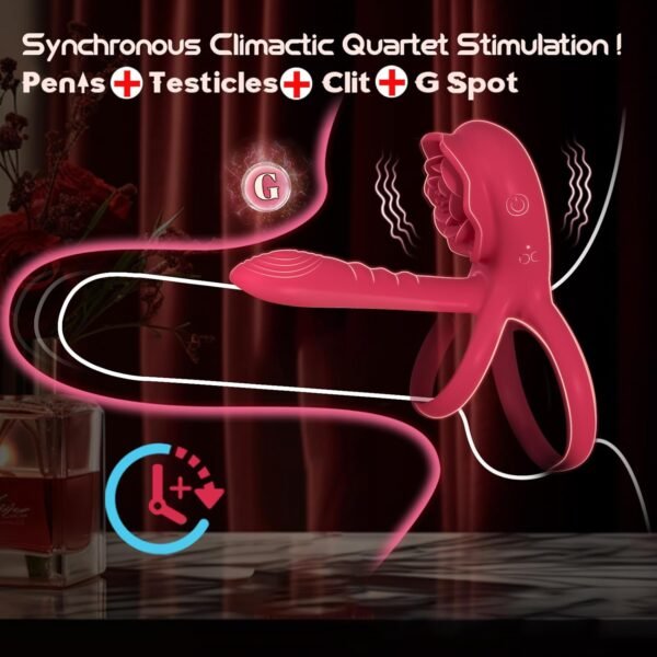 Vibrating Cock Ring Penis Sleeve