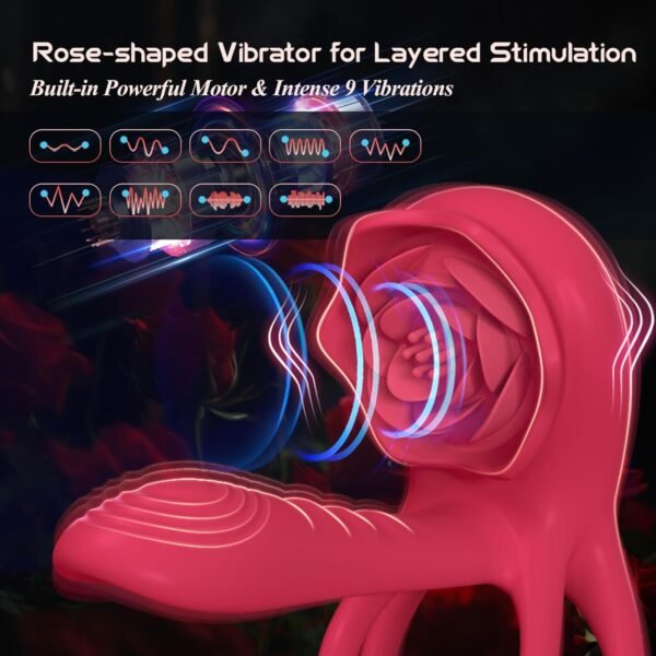 Vibrating Cock Ring Penis Sleeve