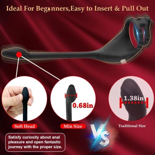 Vibrating Cock Ring Taint Stimulator