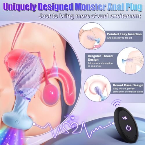 Anal Plug 360° Rotation Vibrating Butt Plug