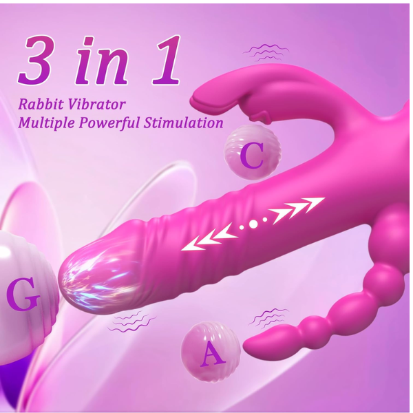 Thrusting Dildo Vibrator Sex Toys