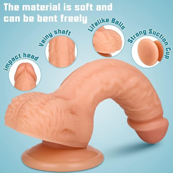 Vikkiy 7.3 Inch Realistic Dildo