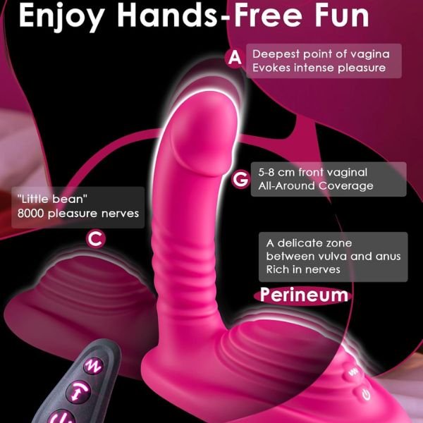 Thrusting Dildo Vibrator