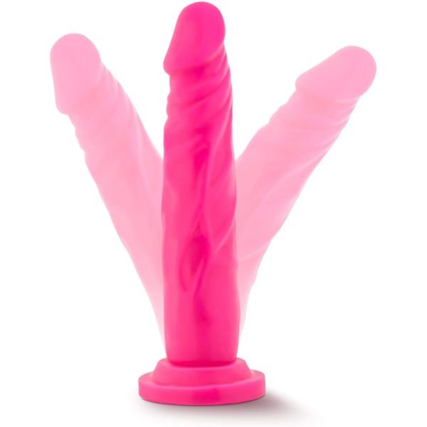 neon-pink-realistic-dildo Neon Pink Realistic Dildo