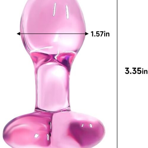 Crystal Glass Butt Plug