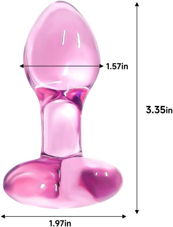 Crystal Glass Butt Plug