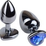 Anal Plug Romi Blue Jewelry Heart Shaped Butt