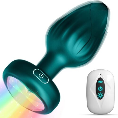 10 Modes Vibrating Butt Plug LED