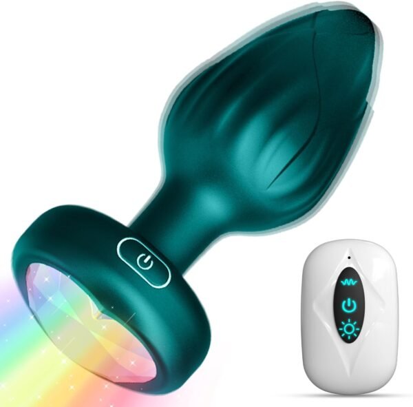 10 Modes Vibrating Butt Plug LED
