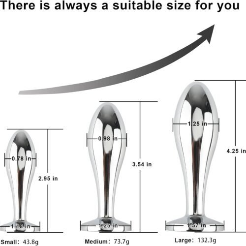 3Pcs Butt Plug Anal Training Kit