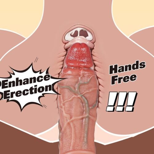 Realistic Upgraded Penis Sleeve Extender for Men