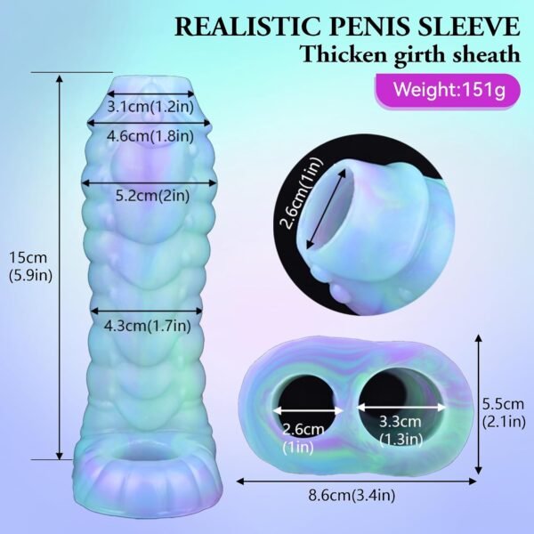 Dragon Penis Sleeve Luminous Cock