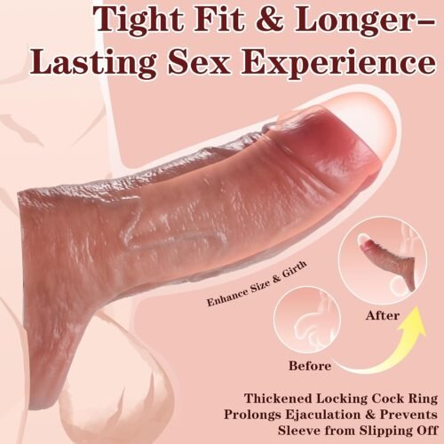 Penis Sleeve Extender Set 2 Styles