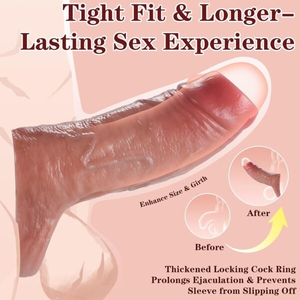 Penis Sleeve Extender Set 2 Styles
