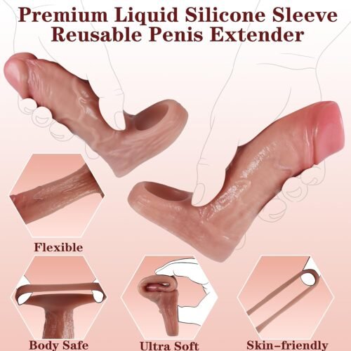 Penis Sleeve Extender Set 2 Styles