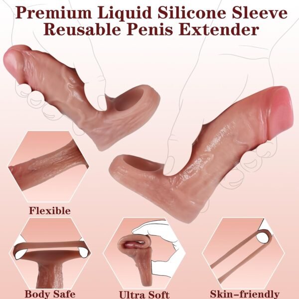 Penis Sleeve Extender Set 2 Styles