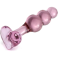 Heart Glass Butt Anal Plug Beads