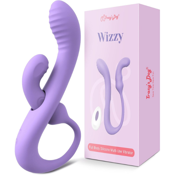 Untitled design (95) Tracy's Dog Wizzy Transformable Rabbit Vibrator