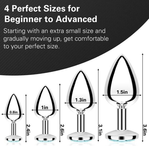 Vikkiy Anal Plug Beginner Set