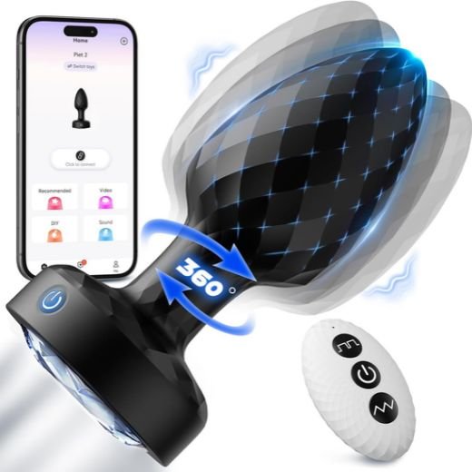 Powerful Vibrating Butt Plug
