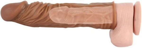 2 Pcs Reusable Penis Sleeve Extender Ultra
