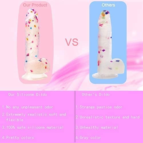 7.6 Inch Colorful Realistic Dildos