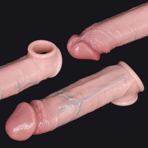 7.48" Liquid Silicone Penis Sleeve