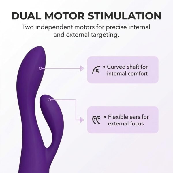 plusOne Dual Rabbit Vibrating MassagerplusOne Dual Rabbit Vibrating Massager