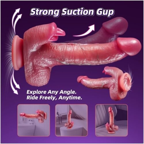 Thrusting Dildo Vibrator Sex Toys