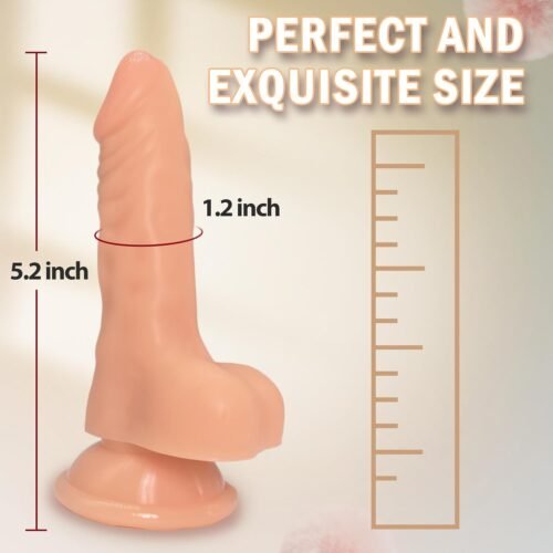 5.2 Inch Realistic Beginner Anal Dildo