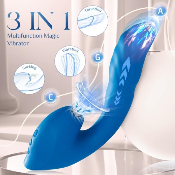 All-in-One Thrusting Dildo