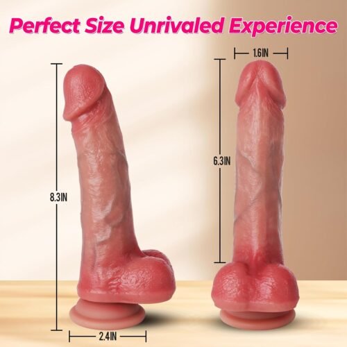 8.3" Realistic Dildo Soft Silicone