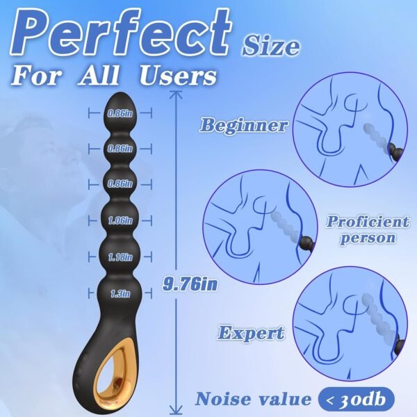 Vibrating Anal Beads Butt Plug