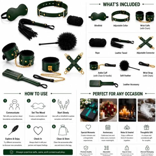 40PCS Sex Toys BDSM Bondage Restraints Kit